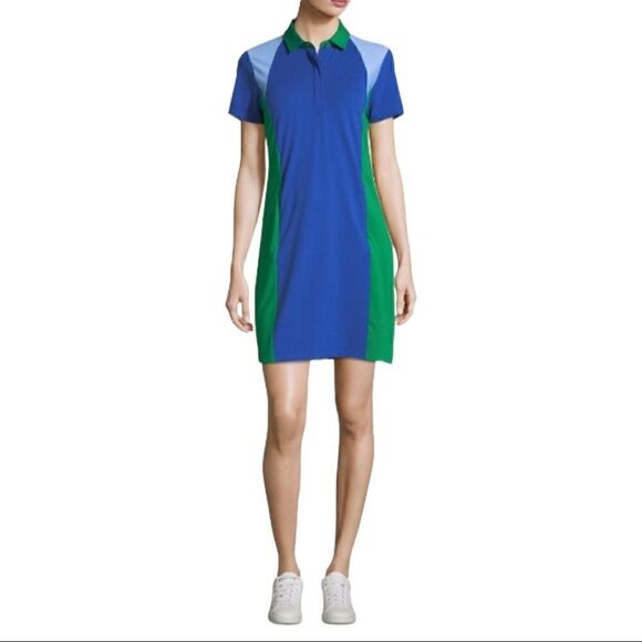 Tory Burch Dresses & Skirts - Tory Sport Color Block Pique Polo Dress